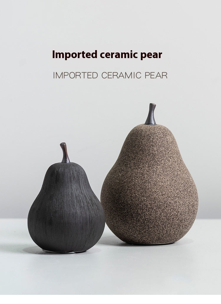 Ceramic Pear Decoration Creative Table Decoration