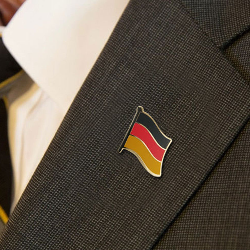 United Arab Emirates Flag Crystal Glue Badge Brooch